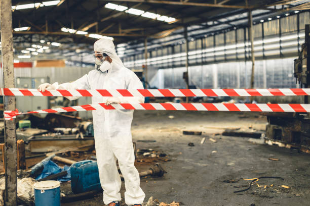 Professional Infectious Disease Decontamination technician working in Rocky Ridge, MD